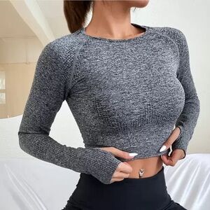 SHEIN Heather Gray 2 piece set